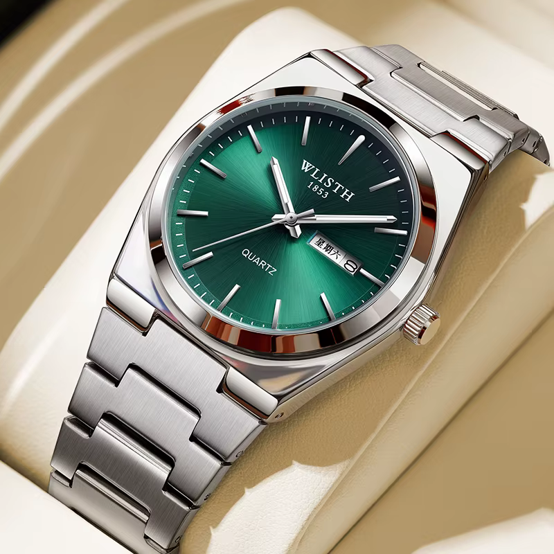 WLISTH luxe hommes montre étanche mode affaires montre en acier inoxydable montre pour homme montres