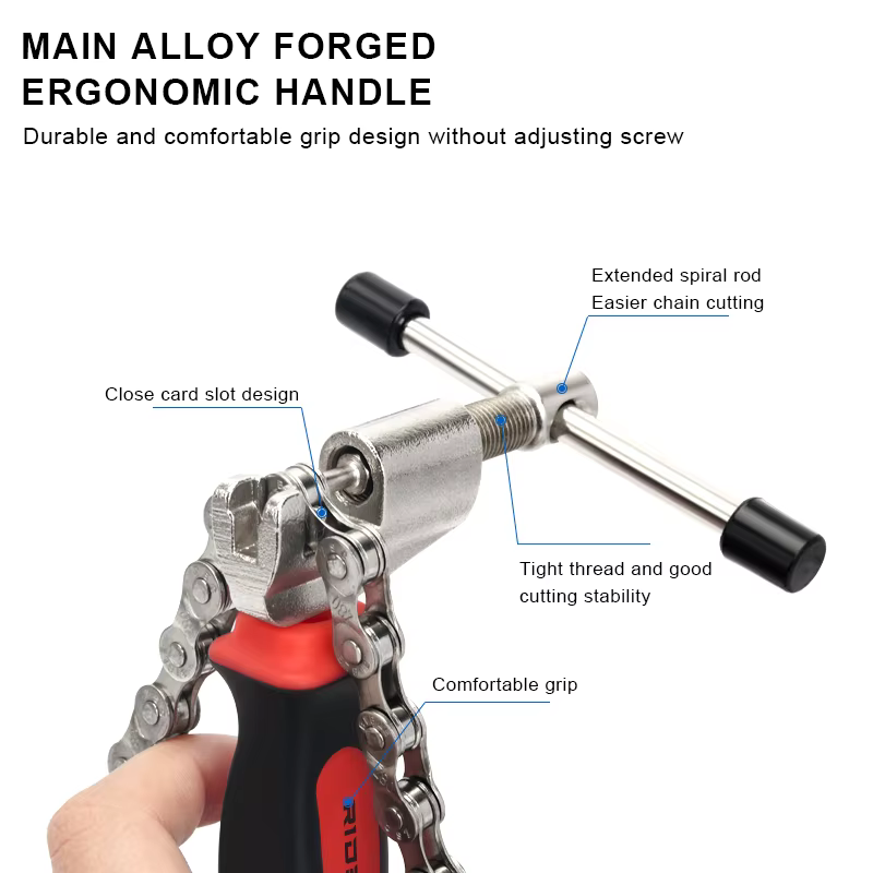 Extracteur de goupille de chaîne de vélo en acier inoxydable, séparateur de maillons de vélo de rout