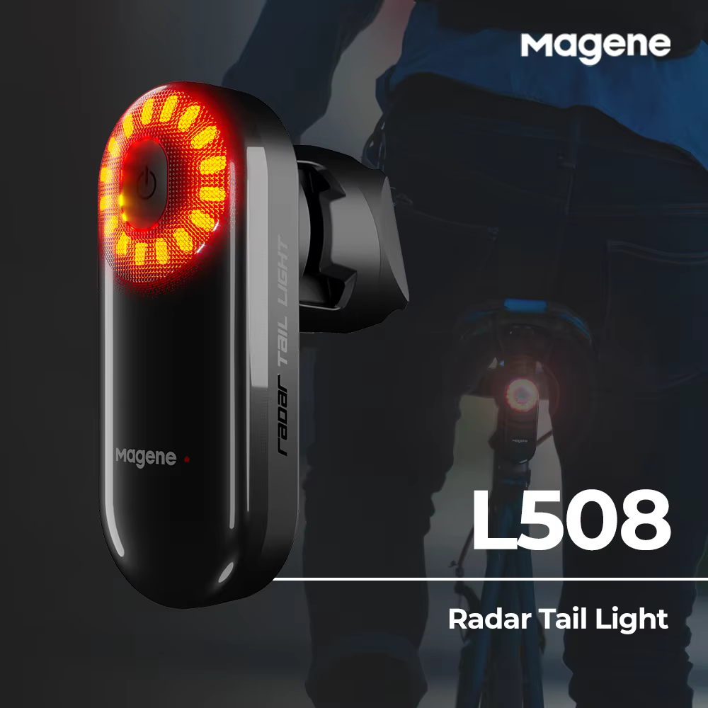 Magene vélo Radar feu arrière phare vélo éclairage arrière intelligent selle tige de selle Ebike LED