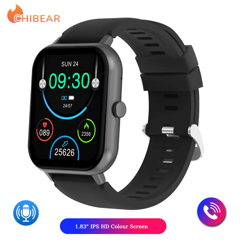 ChiBear montre intelligente dames plein écran tactile sport Fitness montre IP67 étanche Bluetooth po