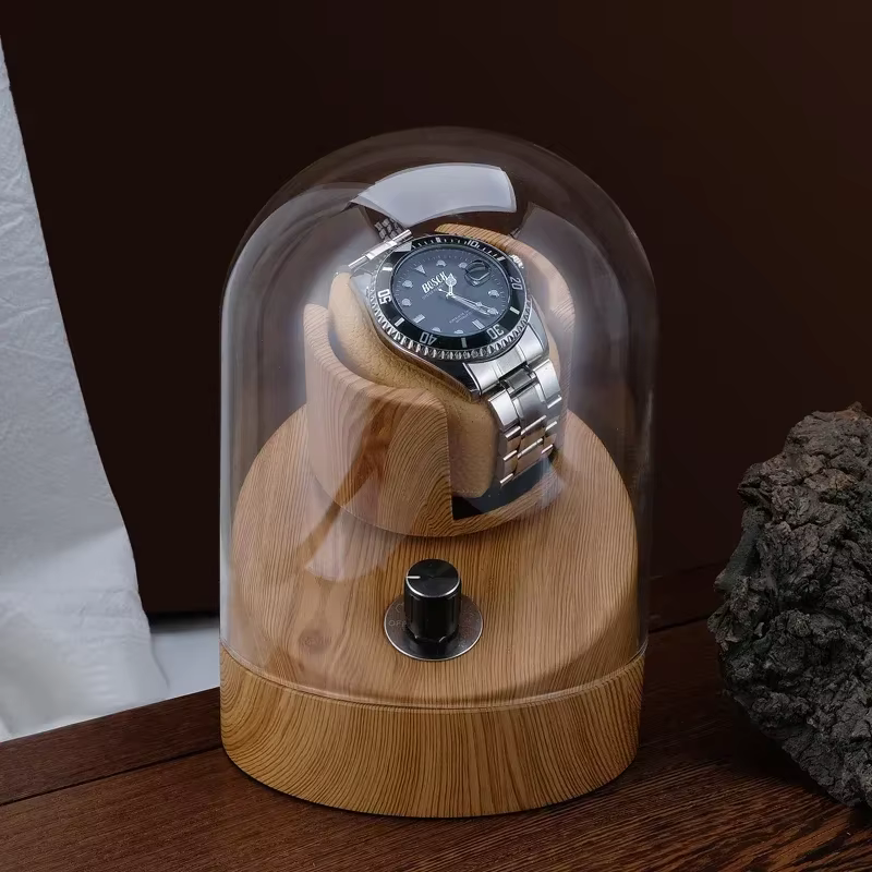 Remontoir de montre à rotation automatique, support d'évaluation silencieux, mode 5 vitesses, commut