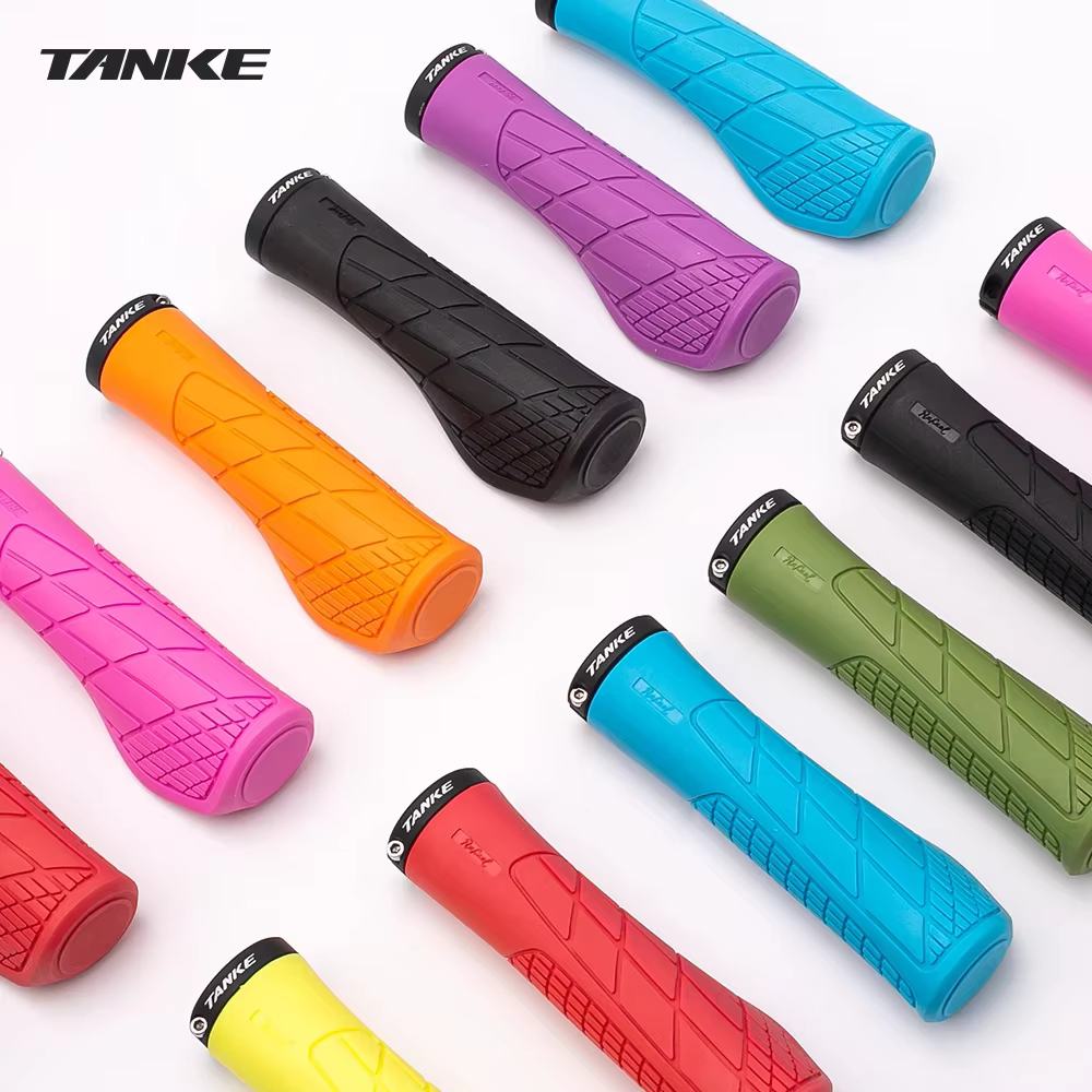 TANKE poignées de guidon en Silicone poignée vtt antichoc antidérapant montagne/route vélo poignée c