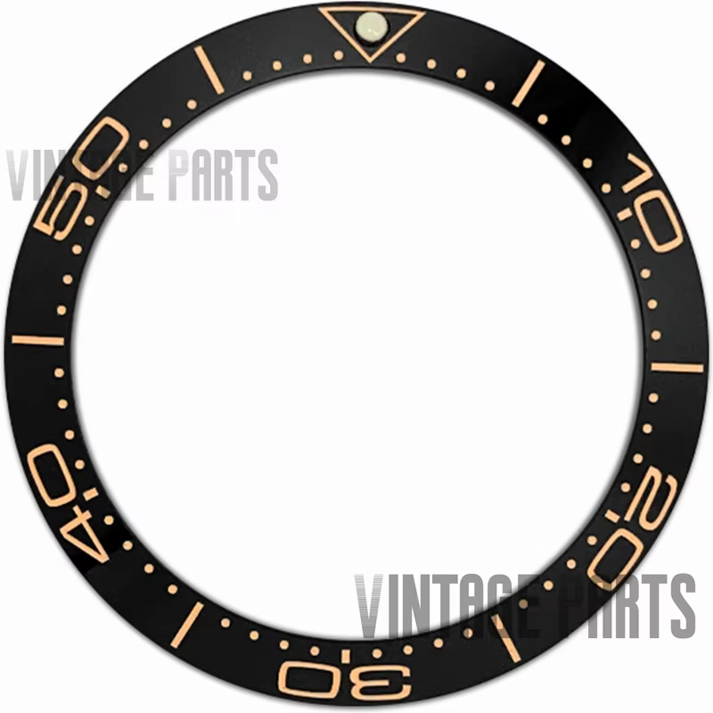 Insert de lunette en céramique Sea Master 300, 39.5Mm, adapté à la montre omega