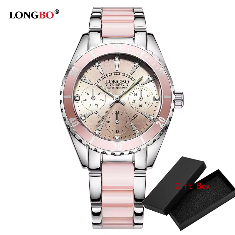 LONGBO – montre-Bracelet en céramique et alliage pour femmes, montre-Bracelet de luxe, à la mode, ca
