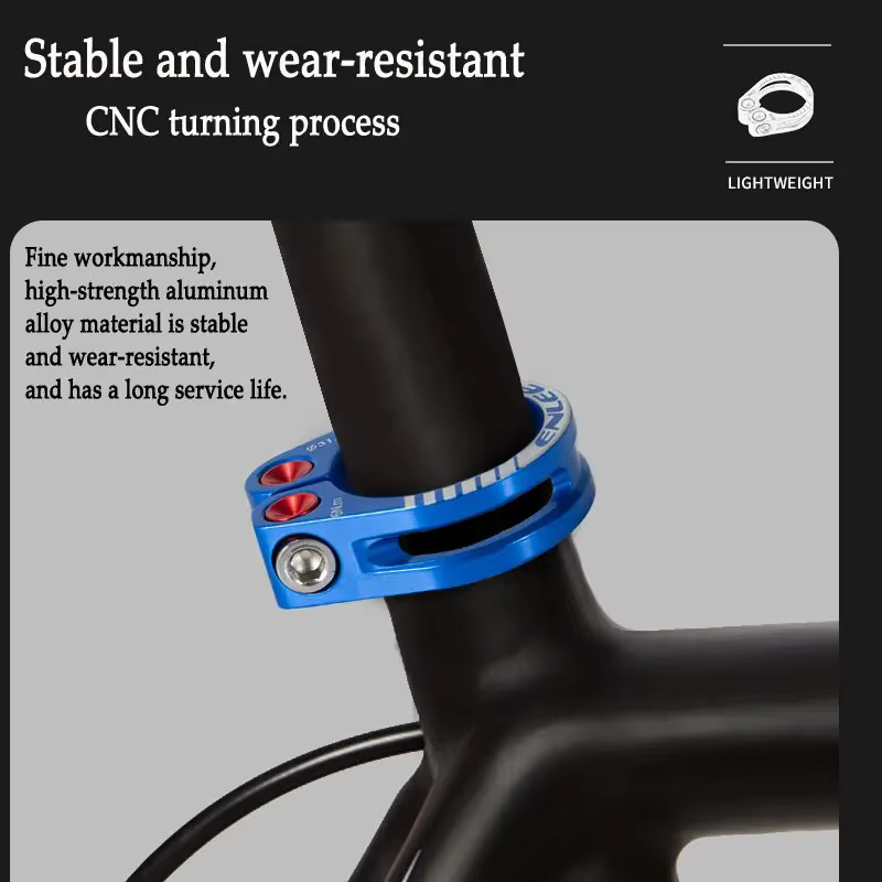 ENLEE pince de tige de selle de vélo CNC en alliage d'aluminium pince de tige de selle de vélo pour
