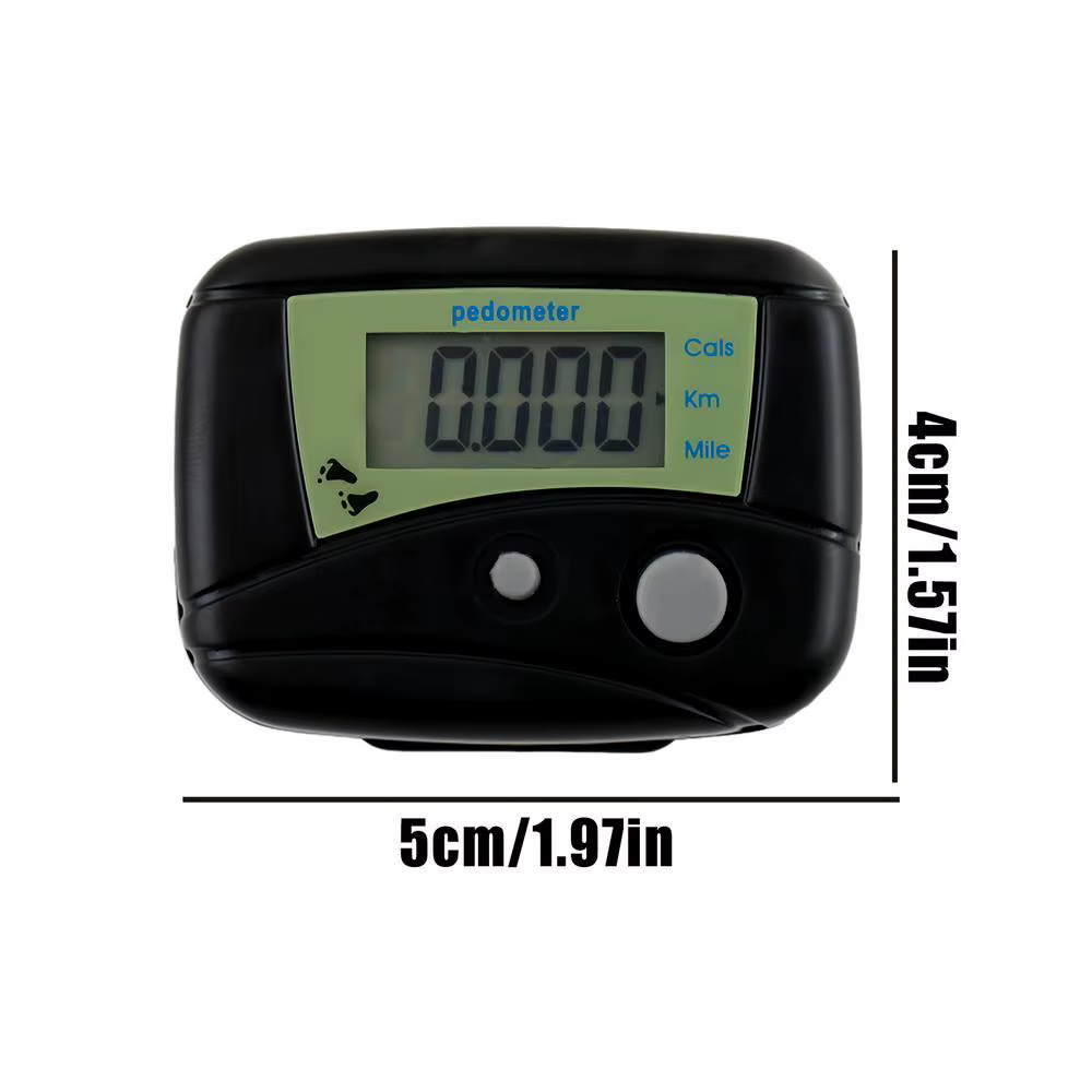 Podomètre de marche numérique Lcd, compteur de pas, suivi, moniteur d'enregistrement pour l'exercice