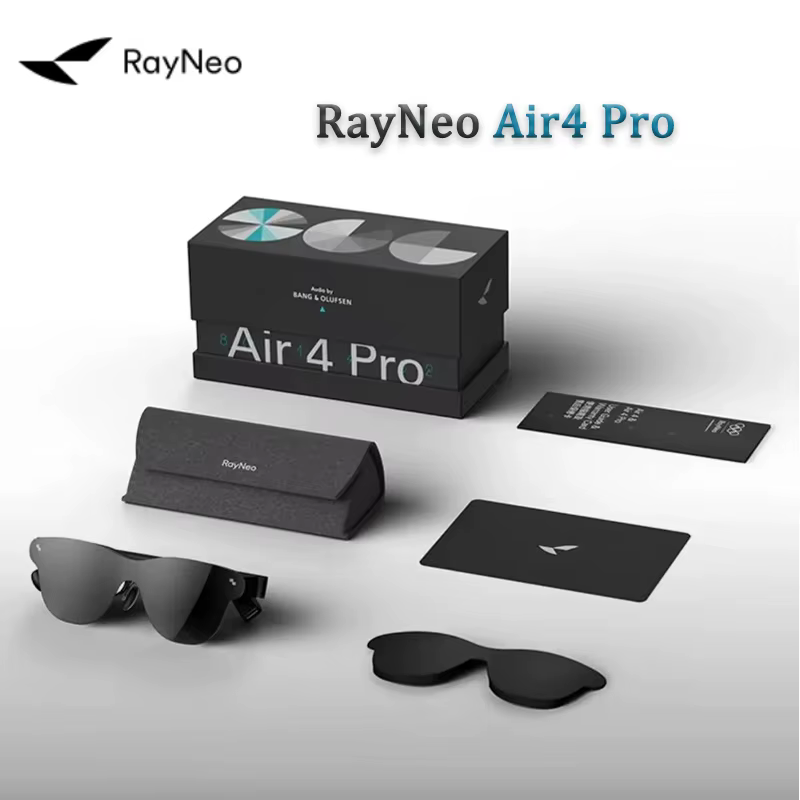 Rayneo Air 4 Pro lunettes AR intelligentes commande vocale 3G IPX-5 étanche 4K Capture vidéo monté s