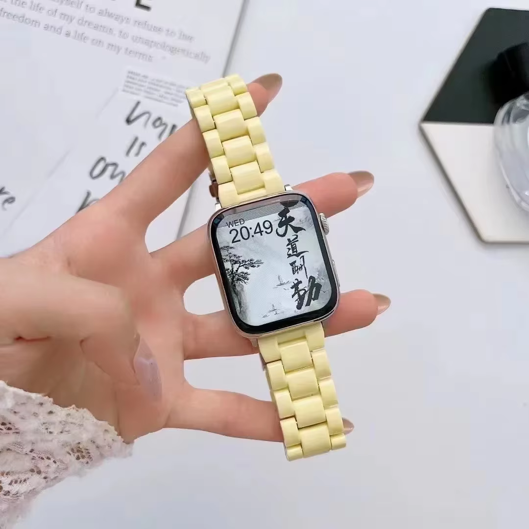 Bracelet réglable Candy Strap pour Apple Watch 46mm 44mm 40mm 41mm 45mm 42mm, compatible avec les sé