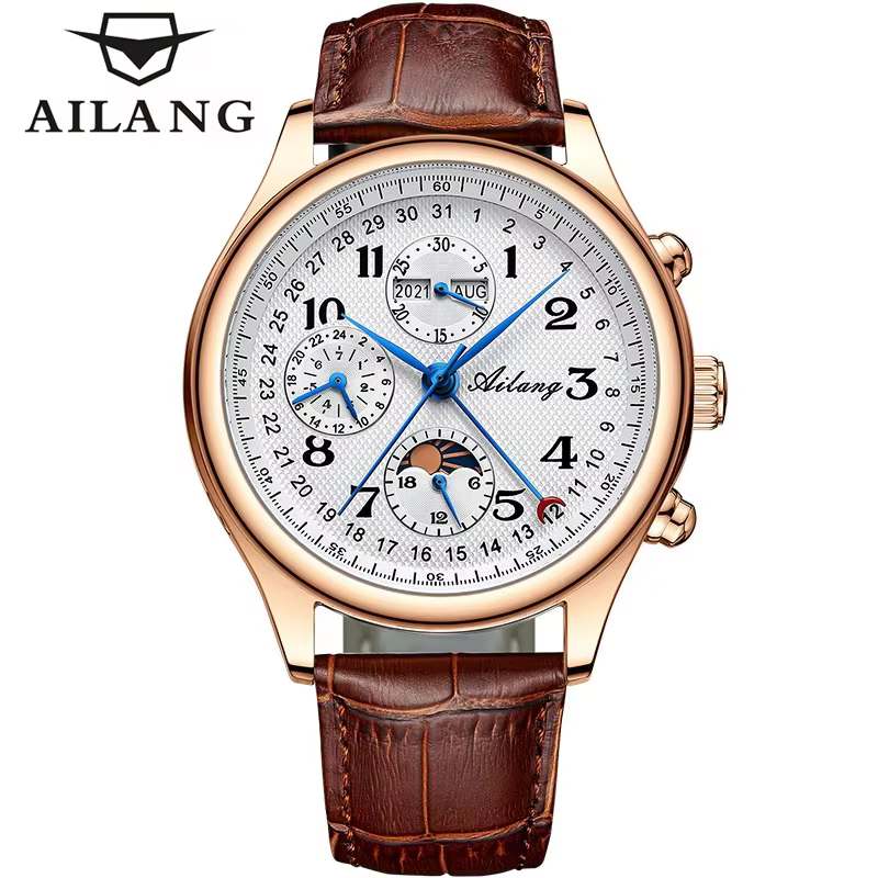 Montres automatiques pour hommes, montres de sport à tourbillon mécanique de marque haut de gamme, m