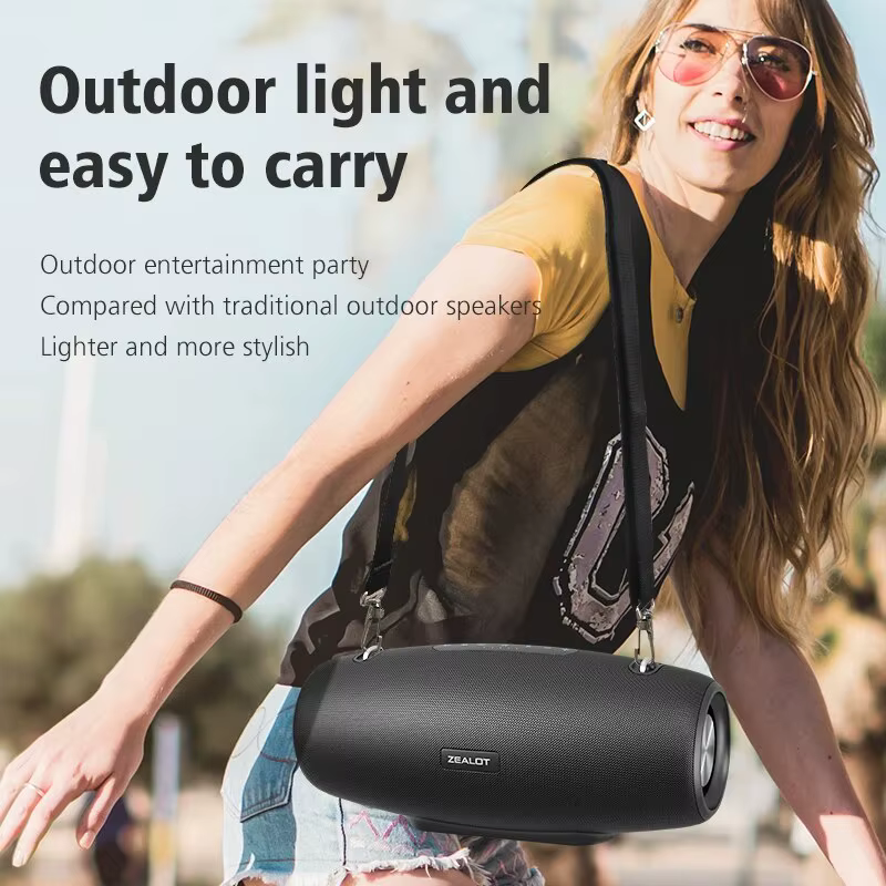 ZEALOT-S67 60W haut-parleur Bluetooth Portable haut-parleur de fête en plein air grand haut-parleur