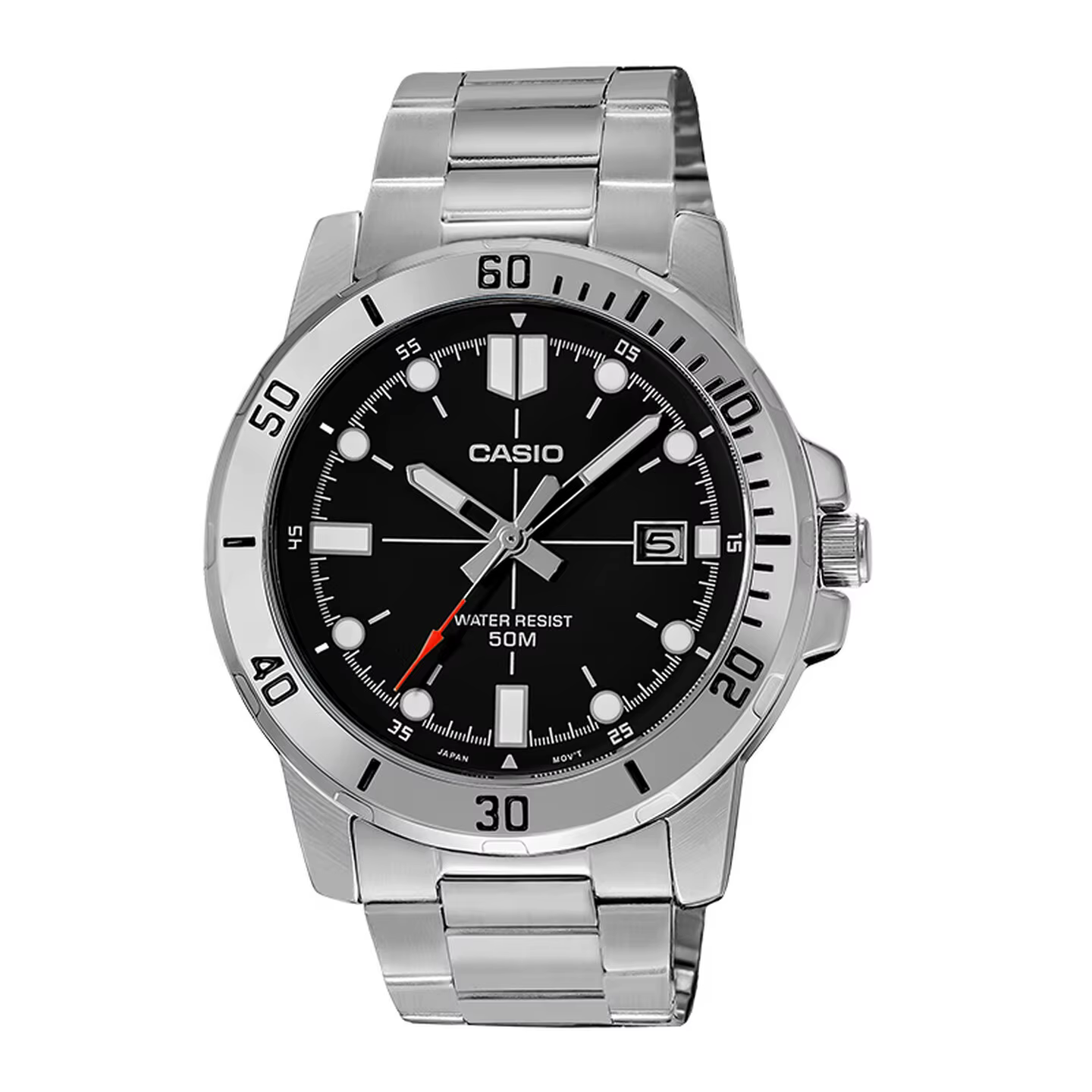 Montre pour homme Casio MTP-VD01D, série 50M, étanche, pour le travail et les loisirs, mouvement à q