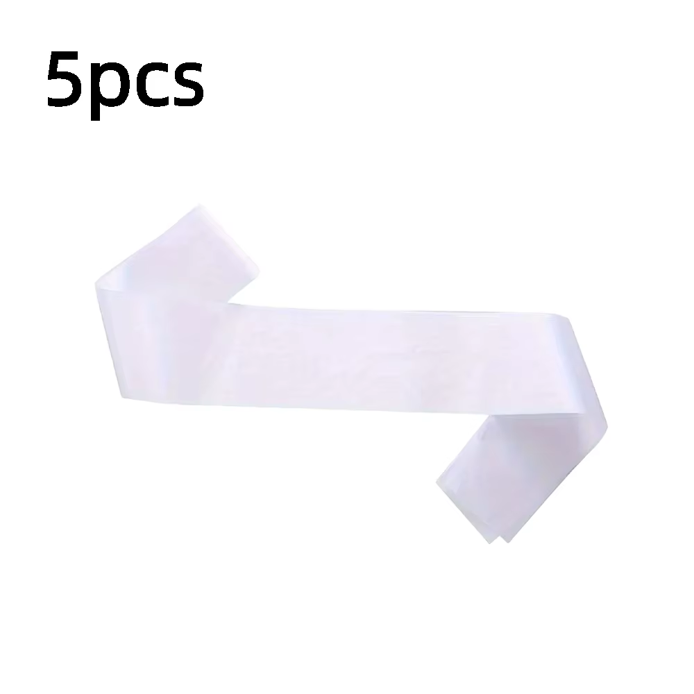 5 pièces de rubans en satin DIY – Ceintures en tissu classiques pour la remise des diplômes, les con