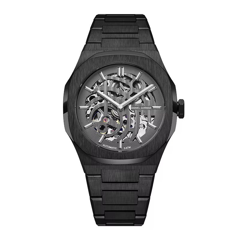 DANIEL GORMAN luxe automatique hommes mécanique squelette sport étanche lumineux montre-bracelet hau