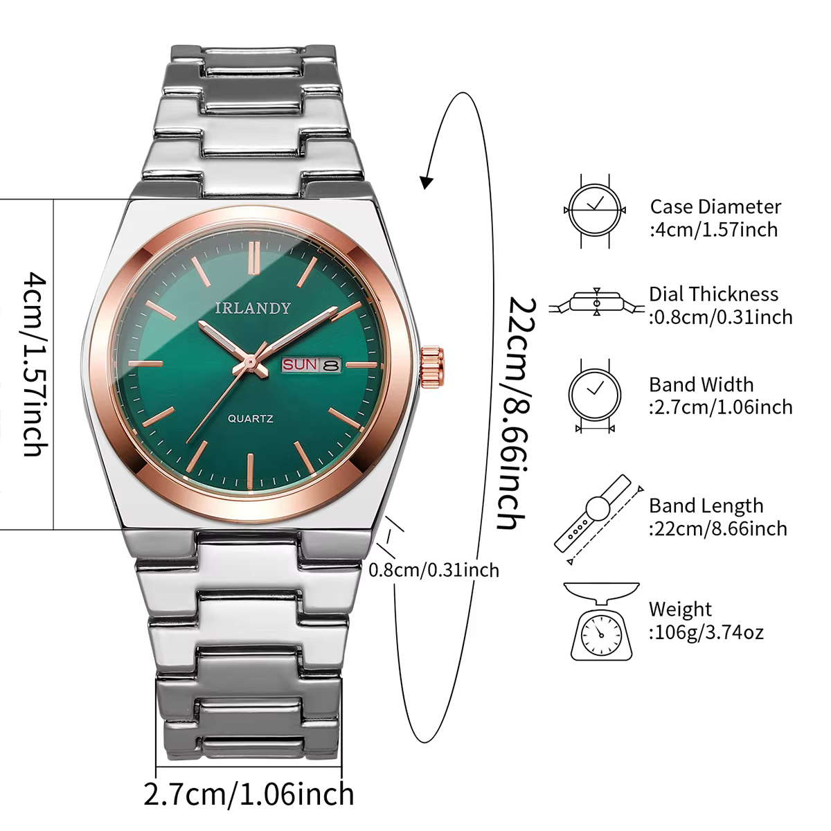 Montres d'affaires de luxe pour hommes, montres-bracelets à Quartz avec calendrier, horloge Reloj Ho