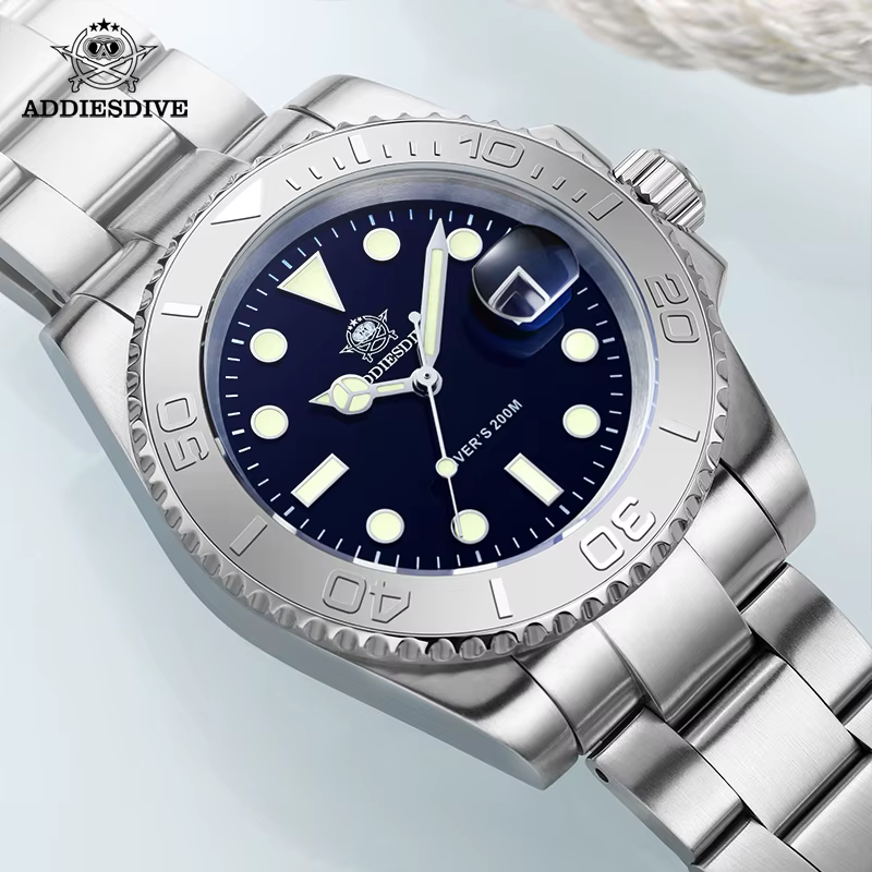 ADDIESDIVE luxueux montre à Quartz analogique pour hommes BGW9 lumineux 20 barres étanche hommes plo