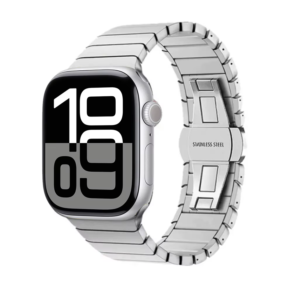 Bracelet en métal pour Apple Watch, 46mm, en acier inoxydable, pour Iwatch série 11 10 Ultra 49mm 42