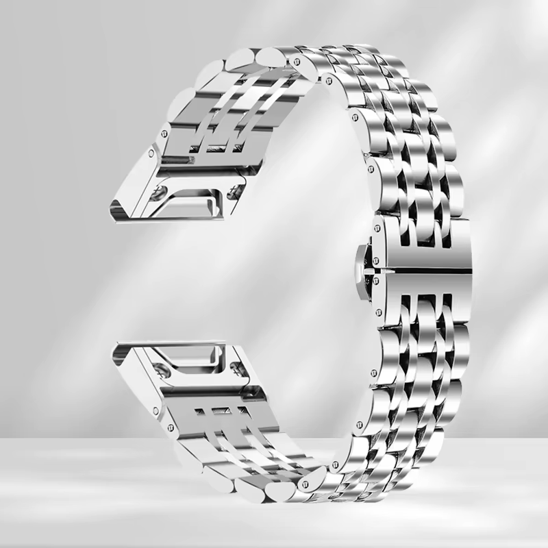 Quickfit montre bracelet en métal pour Garmin 20 26 22mm Fenix 7S 7x7 6S 6X 6 Pro 5X 5 5S 935 945 En