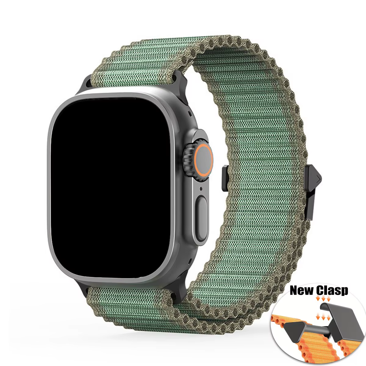 Bracelet Trail Loop en nylon pour Apple Watch Ultra 3 2 49mm 44mm 46mm 45mm 40mm 42mm, compatible av
