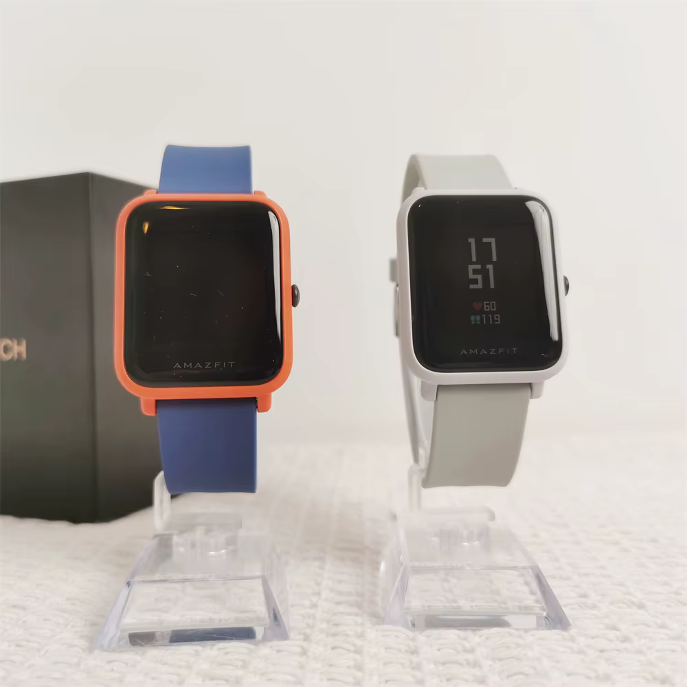 Amazfit – montre connectée Bip, Bluetooth, GPS, boussole, moniteur de fréquence cardiaque, étanchéit