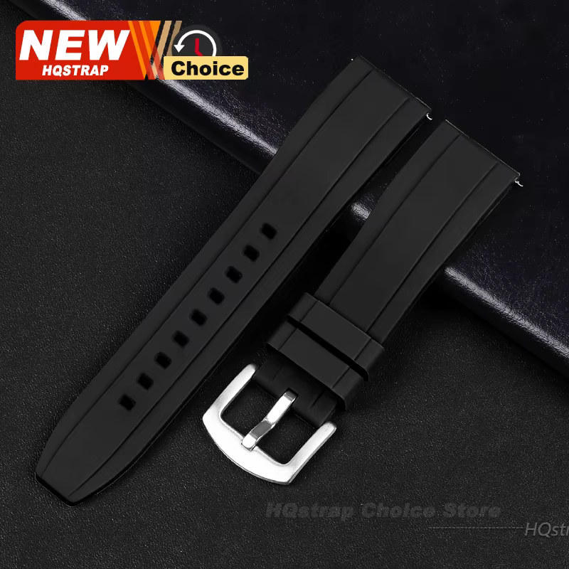 Bracelet de montre en silicone sport 20 mm 22 mm, bracelet universel pour montre intelligente, brace