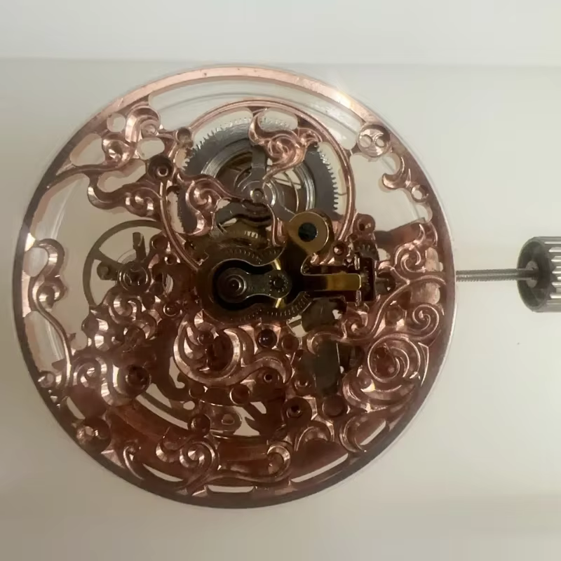 Accessoires de montre : Mouvement squelette gravé Hangzhou, Mouvement squelette gravé Seiko, Mouveme