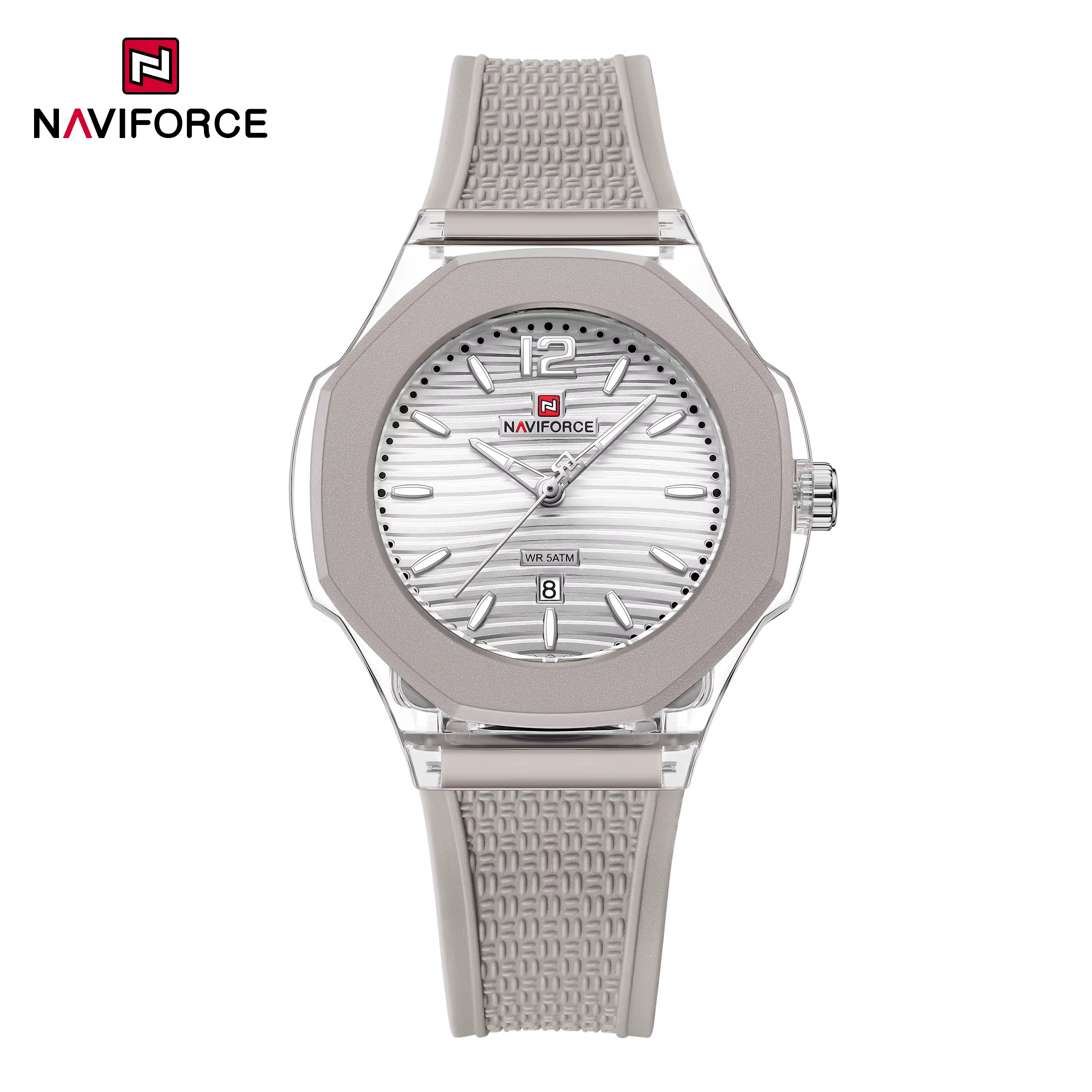 Montre à quartz pour femme NAVIFORCE, Reloj Mujer, 5ATM étanche, bracelet en silicone, lumineuse, sp