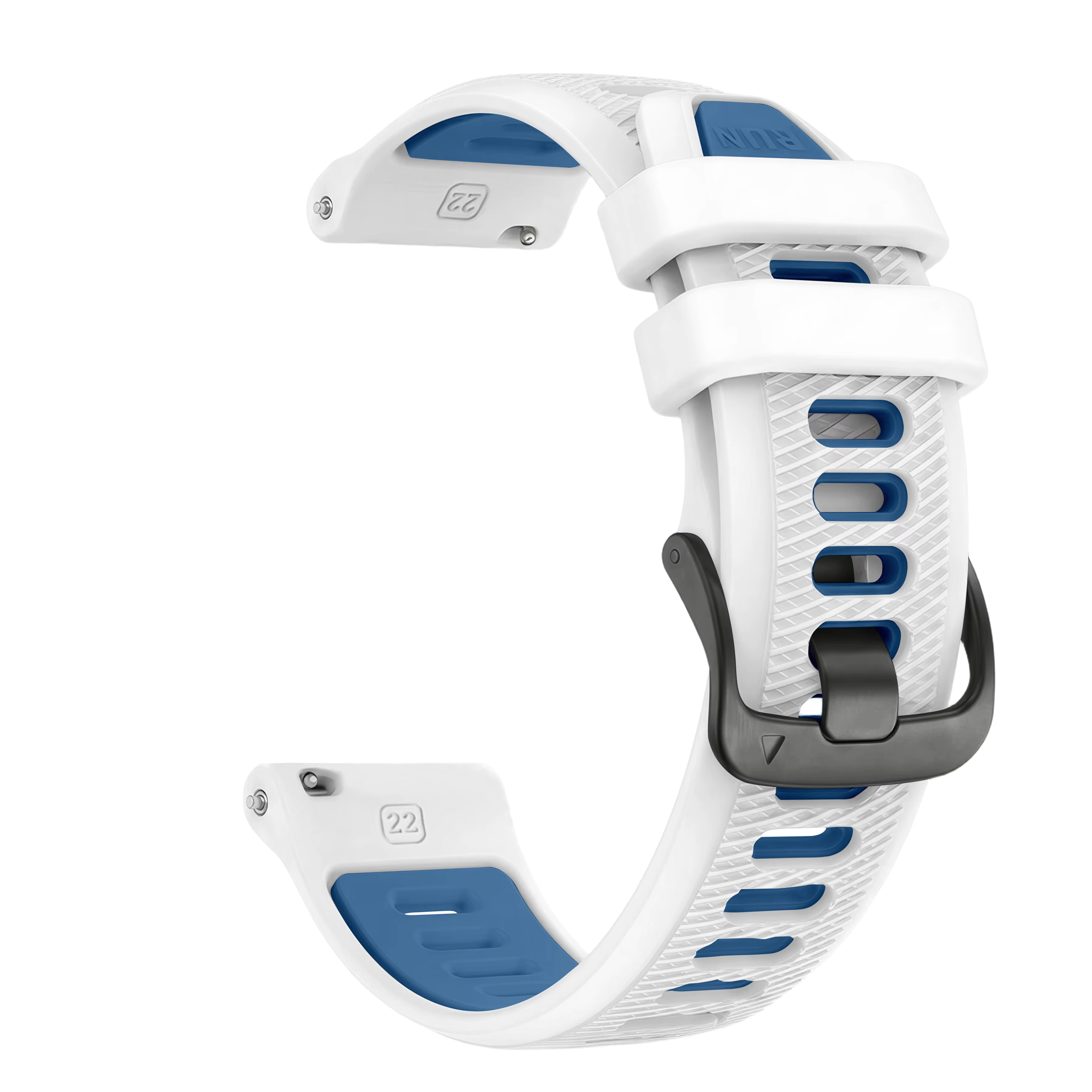 Bracelet de montre en silicone pour Garmin Forerunner70, bracelet de remplacement original bicolore