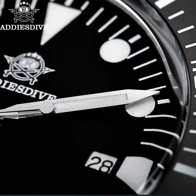 ADDIESDIVE montre analogique de luxe pour hommes BGW9 lunette en céramique lumineuse bulle miroir ve