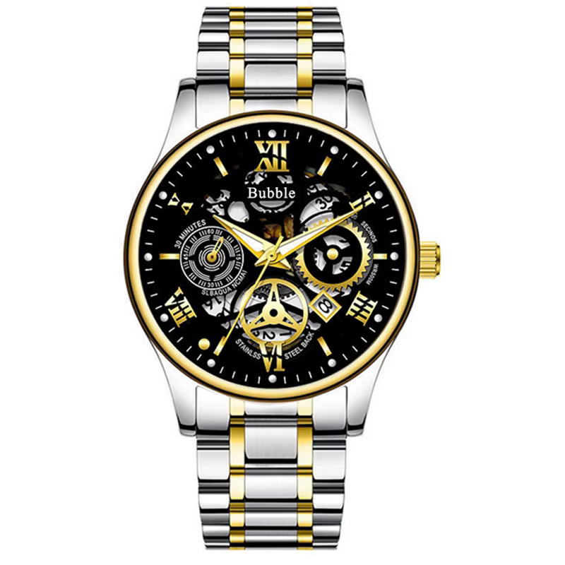 UTHAI montre pour hommes à la mode haut de gamme lumière luxe polyvalent montres à Quartz étanche ro