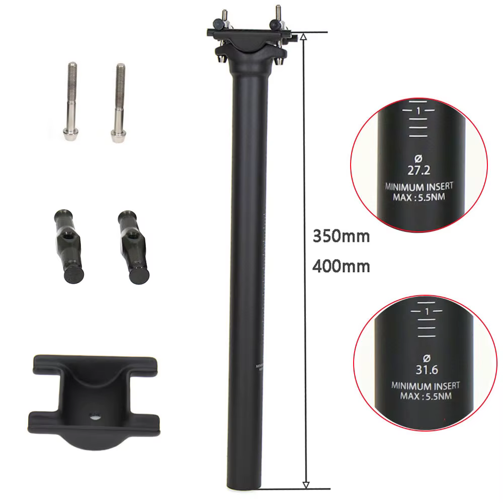 Tige de selle ultralégère entièrement en carbone siège de vélo de route tige de selle de vélo de mon
