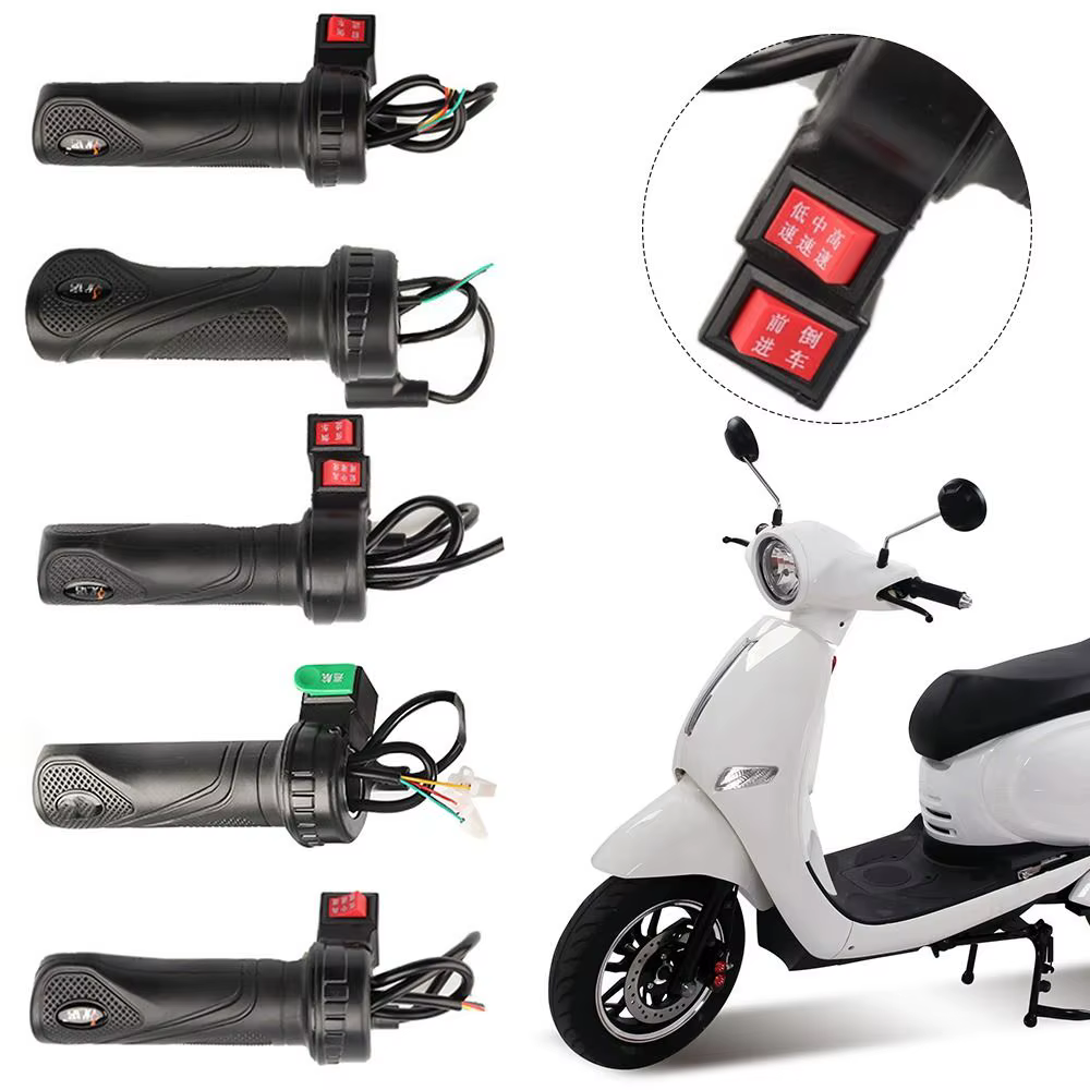Guidon d'accélérateur pour vélo électrique, poignée d'accélérateur torsadée, accessoires de vélo éle