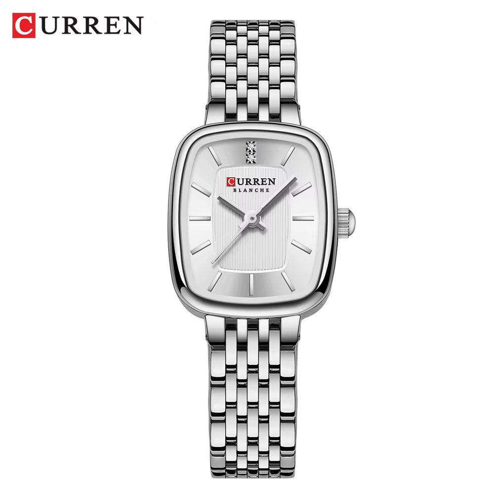 CURRN 9093 montre à Quartz pour femmes mode loisirs diamant Simple or argenté bande d'acier montre-b