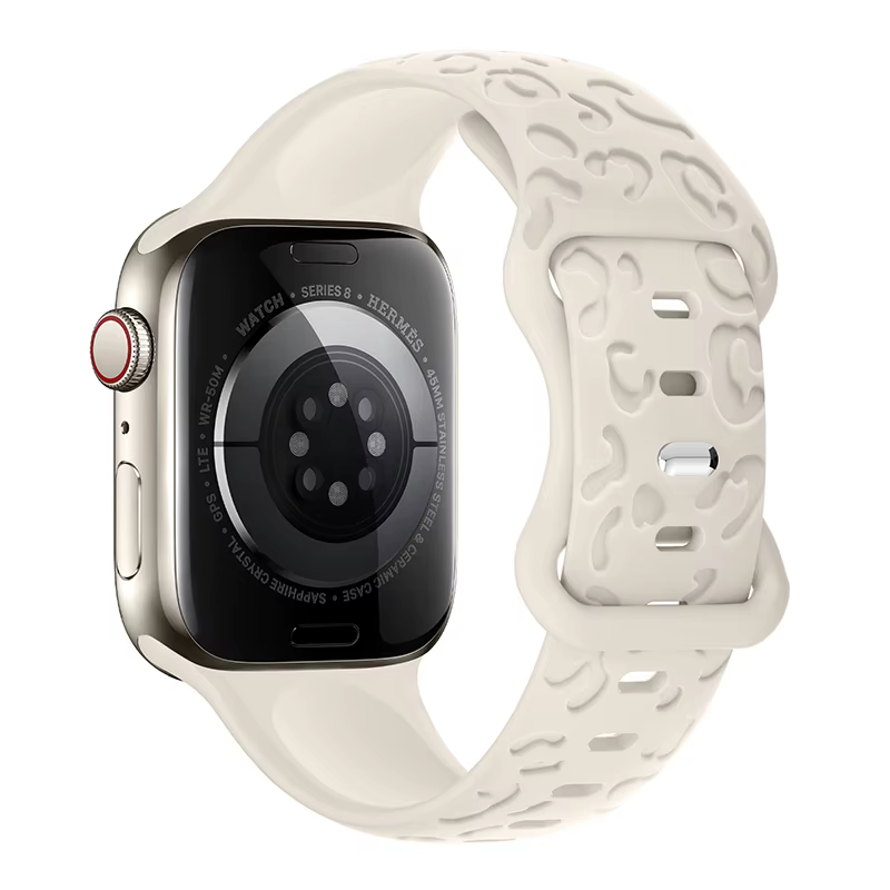 Bracelet pour Apple Watch Band, Bracelet Correa gravé, iWatch Series Ultra, 7, SE, 3, 6, 8, 5, 4, 45