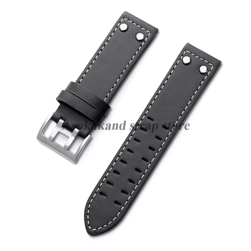 Bracelets de montre en cuir de mode de haute qualité 20mm 22mm pour bracelet de montre de terrain d'