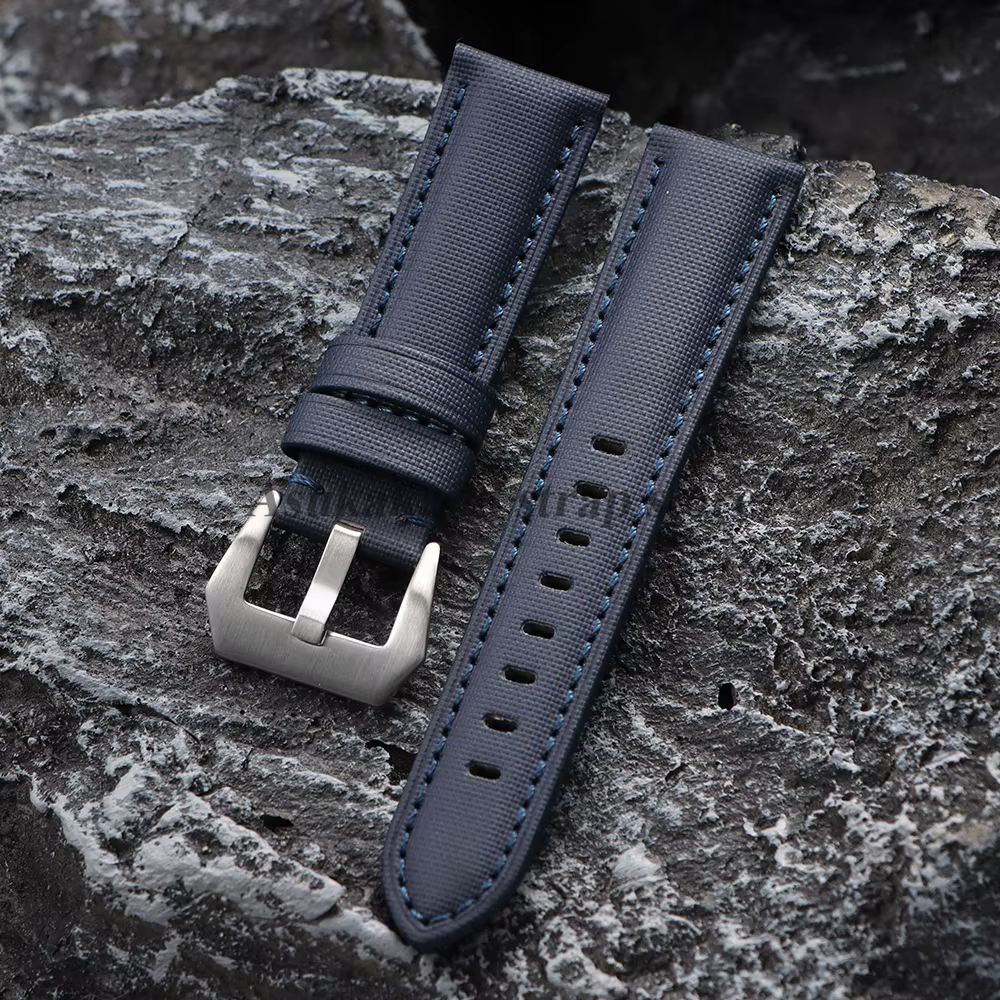 Bracelet de montre en toile de voile de qualité supérieure pour Seiko pour Panerai pour Blancpain 20