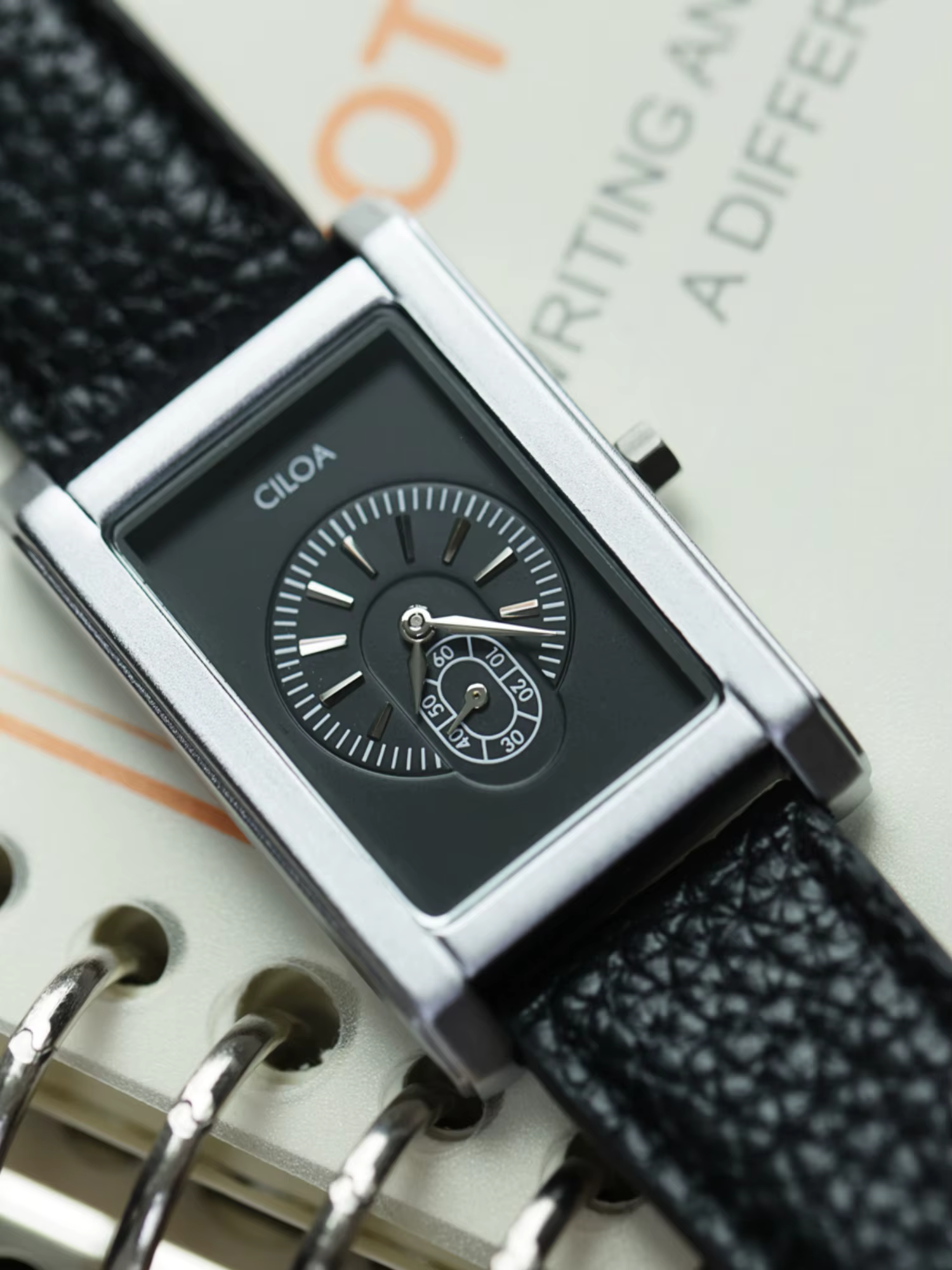 CILOAtank carré haute qualité montre hommes marque véritable cadeau rétro affaires hommes 2025 nouve