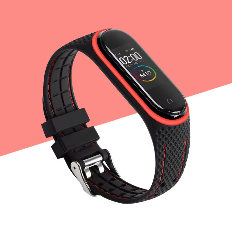 Bracelet en silicone pour Xiaomi Mi Band 4, bracelet de montre en caoutchouc de sport, remplacement 