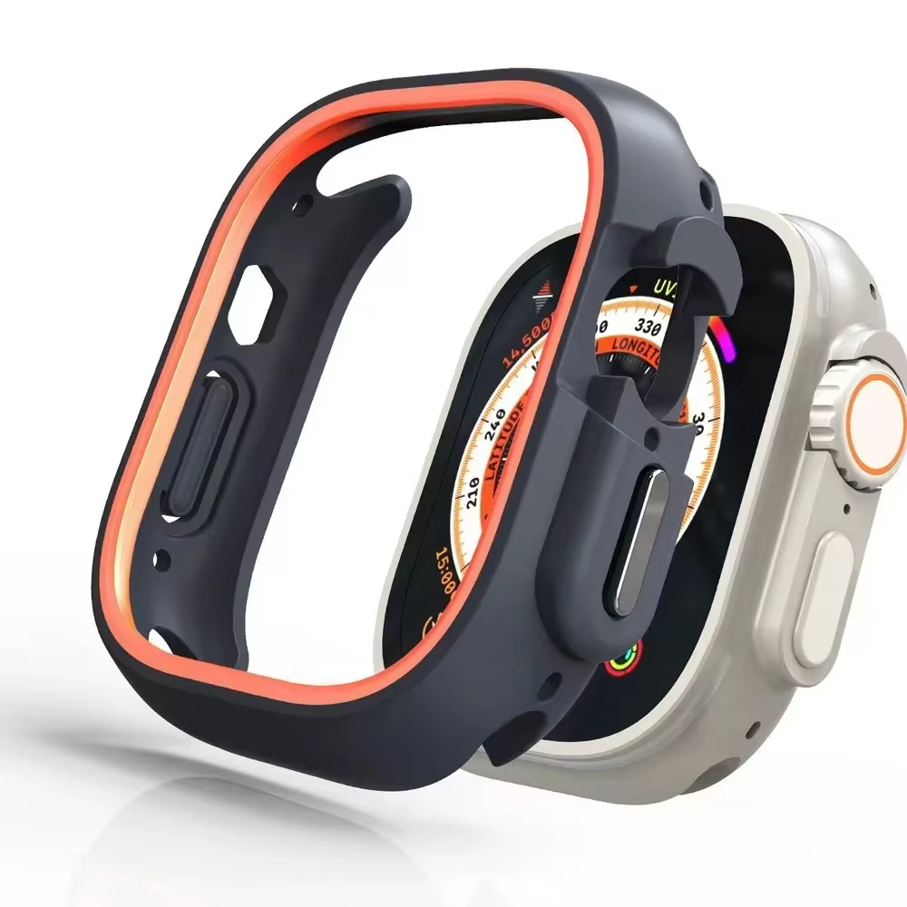 Coque en TPU pour Apple Watch Ultra, cadre de protection en caoutchouc, coque pour iWatch Series 10,