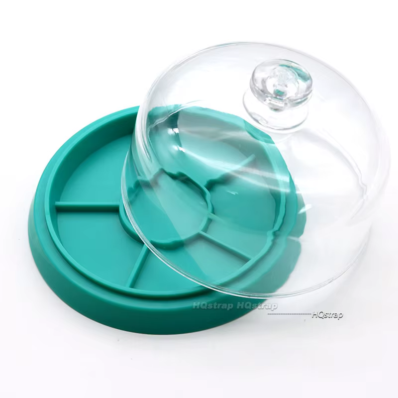 Couvercle Anti-poussière pour mouvement de montre, support de pièces de montre, plateau de protectio