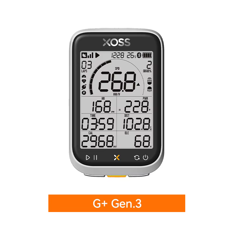 XOSS G3 + GPS ordinateur de vélo G Plus Gen.3 compteur de vitesse de cyclisme sans fil vélo de route