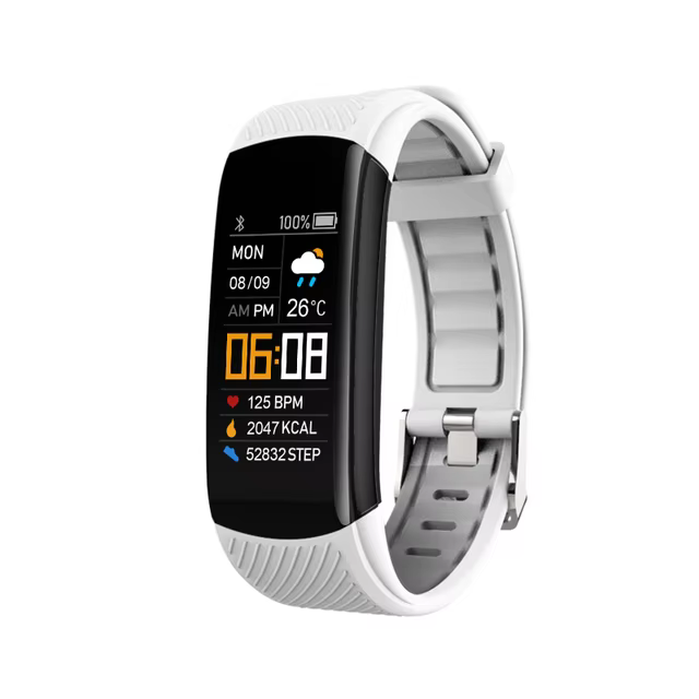 C5S Bracelet intelligent IP67 Support fréquence cardiaque pression artérielle mesure de l'oxygène sa