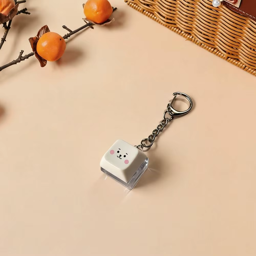 Accessoires K-POP BT21 - Capuchons de clavier, porte-clés, accessoires anti-stress pour fans, cadeau