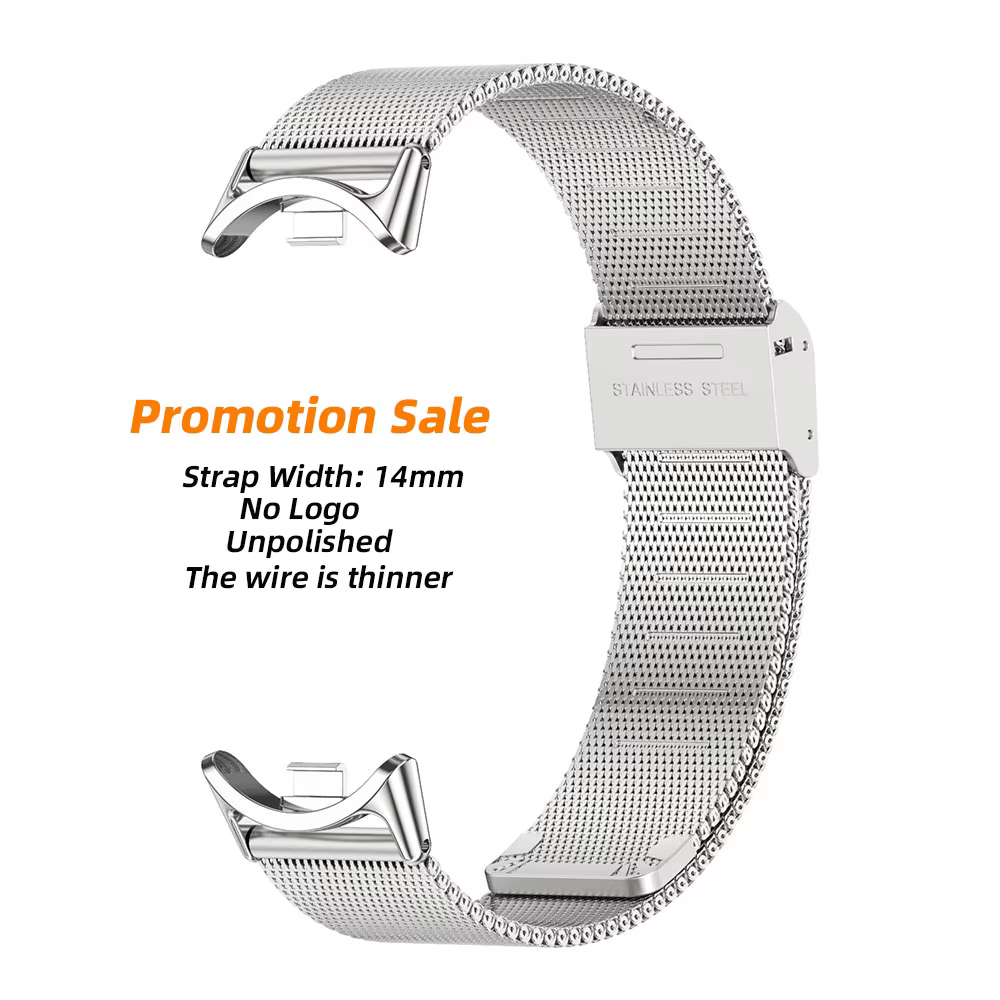 Bracelet pour Mi Band 10 9 8 7 6 5 Bracelet milanais en métal Mi Band 9 Bracelet pour Mi Band 6 Mi B