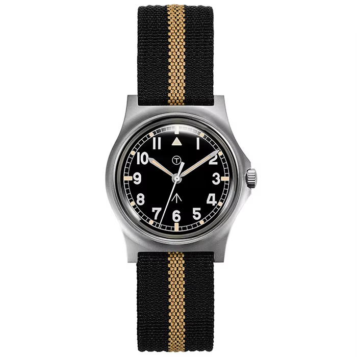 RDUNAE montres pilotes pour hommes 36.5MM montre-bracelet à Quartz militaire 50M étanche C3 lumineux