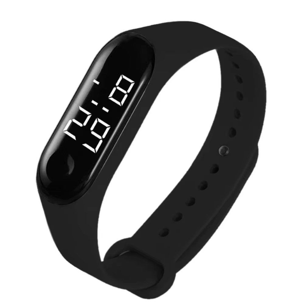 Montres avec LED capteur tactile électronique étanche pour les sports électroniques hommes femmes mo