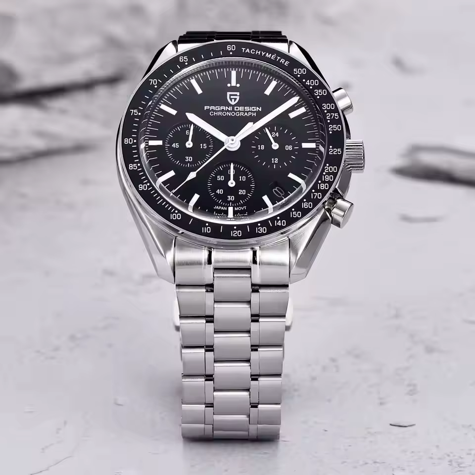 Montre pour homme PAGANI DESIGN 500, chronographe sportif à cadran circulaire, mouvement japonais, s
