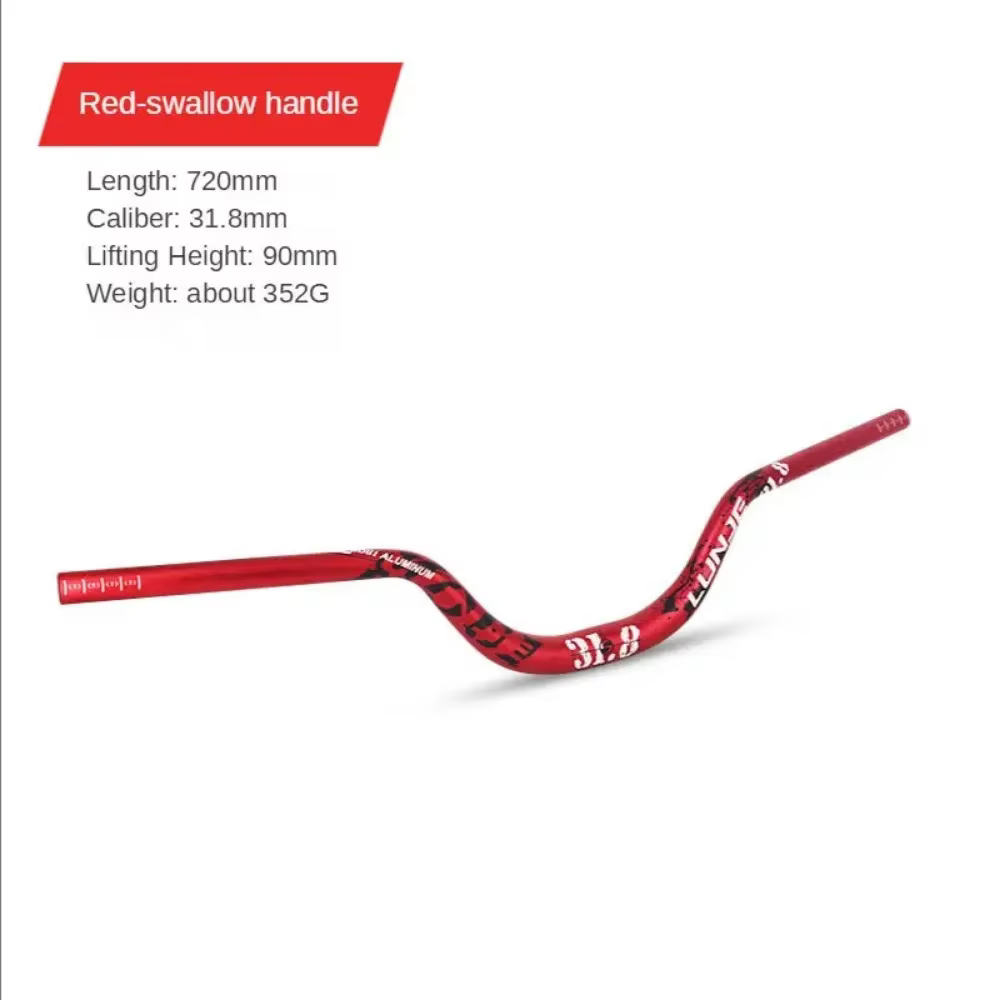 Guidon de vélo de montagne, grand Angle 70/90mm, poignée 720/780mm, accessoires vtt, pièces de vélo