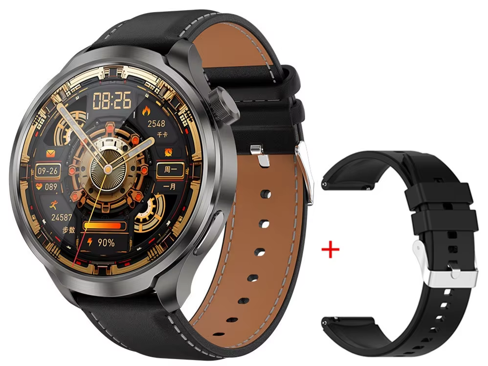 Montre intelligente 1.85 pouces grand écran DK69 Bluetooth appel surveillance de la santé AI boussol