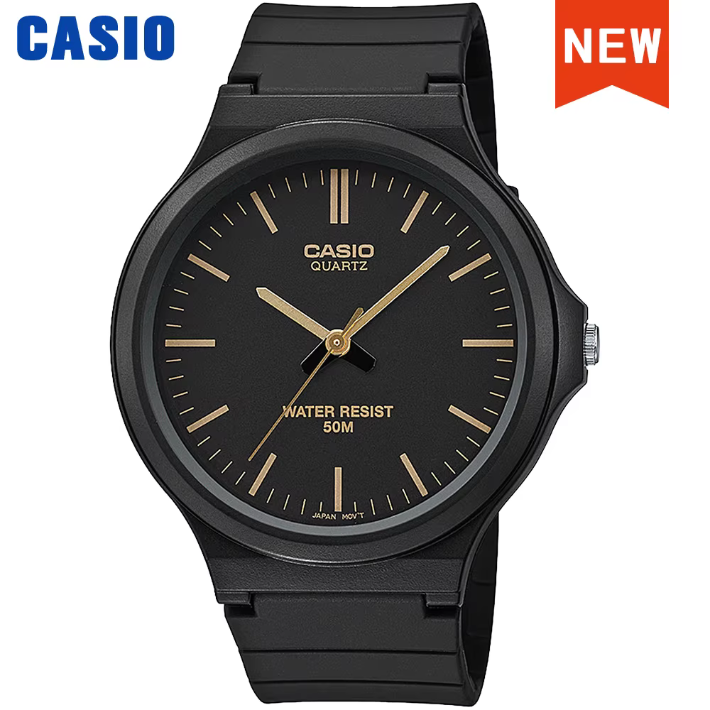 Casio – montre à quartz pour étudiants, petit cadran noir simple, pour hommes et femmes, étanche, gr