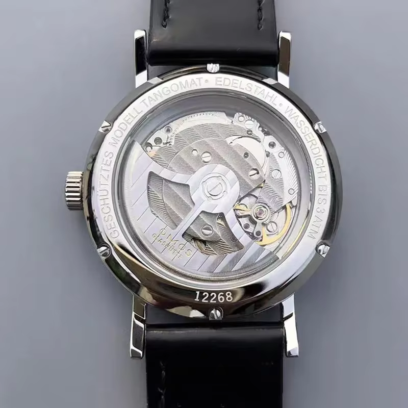 Montre mécanique automatique pour hommes de 38 mm adaptée au mouvement à remontage automatique Seagu